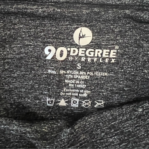 90 Degree by Reflex Heather gray cutout leggings women’s size small - Picture 6 of 6